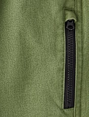 Boys Roll Cuff Pull On Pants