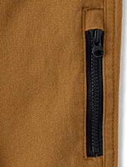 Boys Roll Cuff Pull On Pants