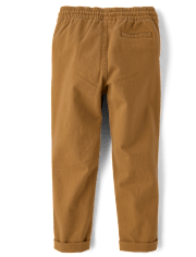 Boys Roll Cuff Pull On Pants