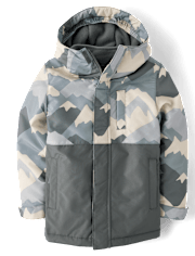 Boys Print Colorblock 3 in 1 Jacket