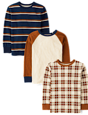 Boys Thermal Top 3-Pack