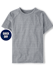 Boys Quick Dry Mesh Raglan Top