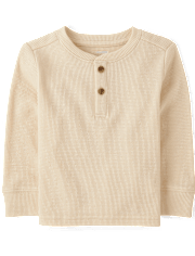 Baby And Toddler Boys Thermal Henley Top