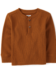 Baby And Toddler Boys Thermal Henley Top