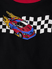 Baby And Toddler Boys Racecar Layered Top