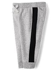 Baby And Toddler Boys Side Stripe Fleece Jogger Pants