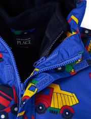 Toddler Boys Print 3 in 1 Jacket