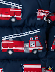 tout-petit Boys Imprimé Puffer Veste