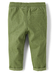 Baby And Toddler Boys Roll Cuff Pull On Pants