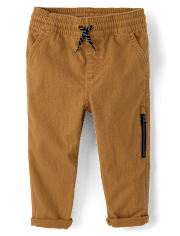 Baby And Toddler Boys Roll Cuff Pull On Pants