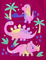 Baby And Niños pequeños Niña Animal Camisetas estampadas 4-Pack