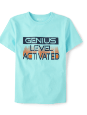 Boys Genius Level Graphic Tee