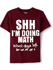 Boys Math Graphic Tee