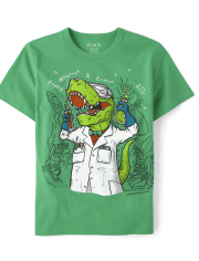 Boys Scientist Dino Graphic Tee