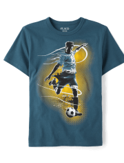 Boys Soccer Graphic Tee