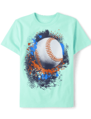 Boys Baseball Graphic Tee