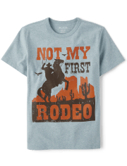 Boys Not My First Rodeo Graphic Tee