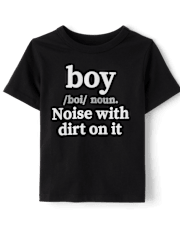 Baby And Toddler Boys Definition Graphic Tee