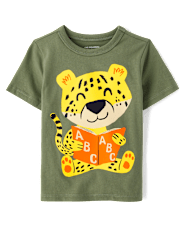 Baby And Toddler Boys Tiger Book Graphic Tee