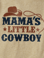 Baby And Toddler Boys Little Cowboy Graphic Tee
