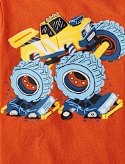 Baby And Toddler Boys Monster Truck Graphic Tee