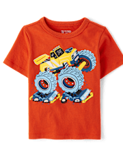 Baby And Toddler Boys Monster Truck Graphic Tee