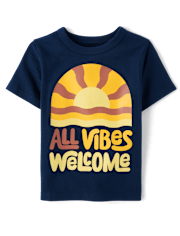 Baby And Toddler Boys All Vibes Graphic Tee