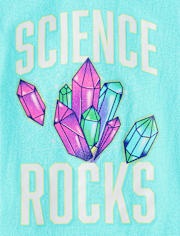 Girls Science Rocks Graphic Tee