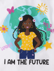 Girls The Future Graphic Tee