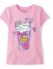 Girls Milkshake Graphic Tee