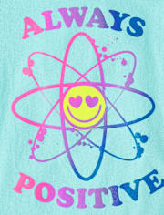 Girls Always Positive Graphic Tee