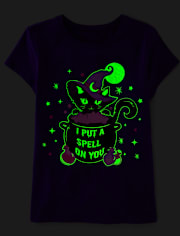 Girls Glow Put A Spell On You Graphic Tee