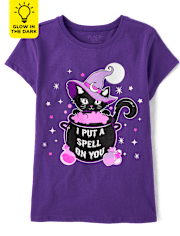 Girls Glow Put A Spell On You Graphic Tee