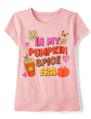 Camisetas estampadas Niña Pumpkin Spice Era