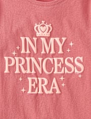 Camiseta con gráfico Princess Era para niñas
