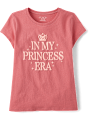 Camiseta con gráfico Princess Era para niñas