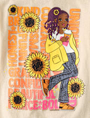Niña Girasol Niña Camisetas estampadas