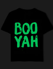 Baby And Toddler Boys Glow Boo Yah Graphic Tee