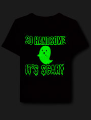 Baby And Toddler Boys Glow Handsome Graphic Tee