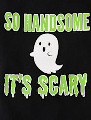 Baby And Toddler Boys Glow Handsome Graphic Tee