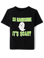 Baby And Toddler Boys Glow Handsome Graphic Tee