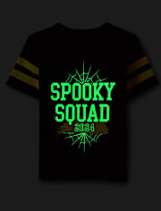 Unisex Baby And Toddler Matching Family Glow Spooky Squad 2024 Graphic Tee