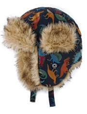 Toddler Boys Dino Trapper Hat