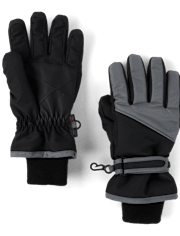 Boys Colorblock Ski Gloves