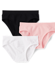 Girls Tie Dye Seamless Hipster Underwear 3-Pack