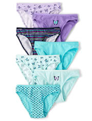 Girls Butterfly Bikini Underwear 7-Pack