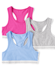 Girls Racerback Bralette 3-Pack