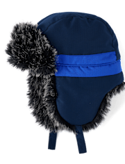 Toddler Boys Colorblock Trapper Hat