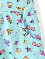 Vestido diario para niñas Doodle