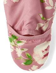Baby Girls Floral Snowsuit